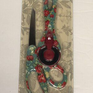 Pioneer Woman Fabric Scissors & Rotary Cutter Set Vintage Floral New